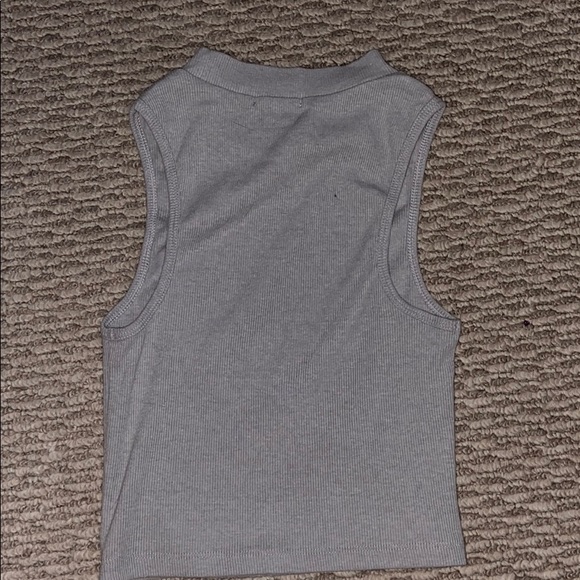 Ardene Basic Collection Grey Cropped TankTop - Picture 2 of 2